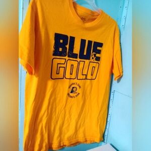 Blue & Gold Men's T-Shirt NWOT  ATTENTION PACERS FANS !! Get A Winners T Shirt!